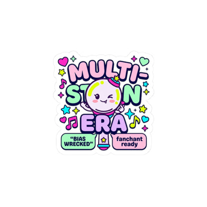 Multi-Stan Era Kiss-Cut Sticker | K-pop stan, bias-wrecker fan chant