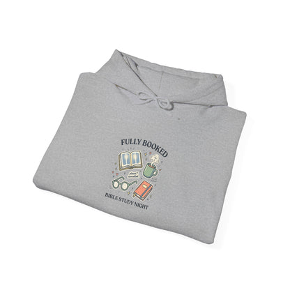 Fully Booked Hoodie | Christian memes, church camp retro humor