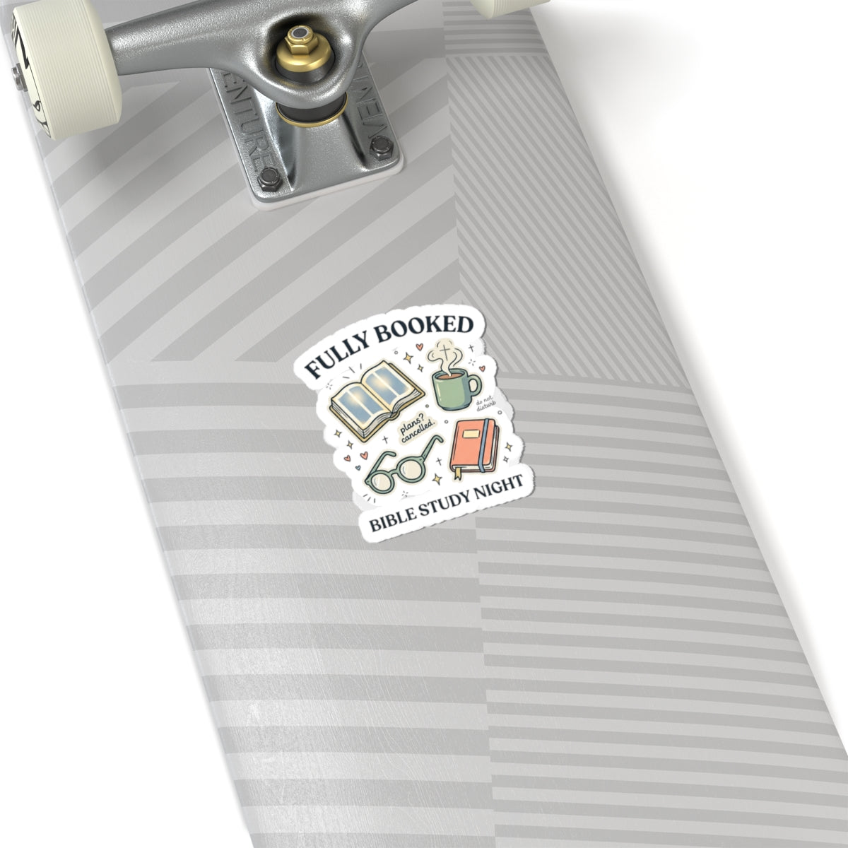 Fully Booked Bible Study Night Sticker | Christian Memes, Church Camp Retro