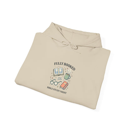 Fully Booked Hoodie | Christian memes, church camp retro humor