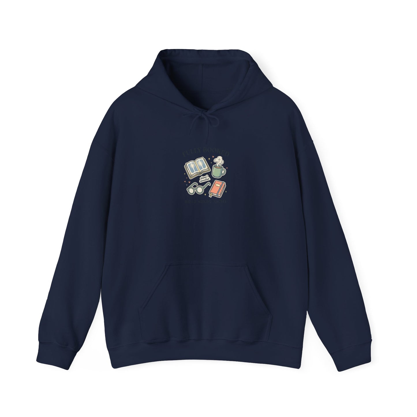 Fully Booked Hoodie | Christian memes, church camp retro humor