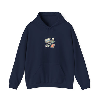 Fully Booked Hoodie | Christian memes, church camp retro humor
