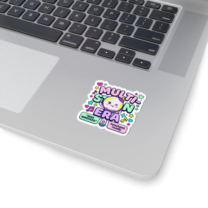 Multi-Stan Era Kiss-Cut Sticker | K-pop stan, bias-wrecker fan chant