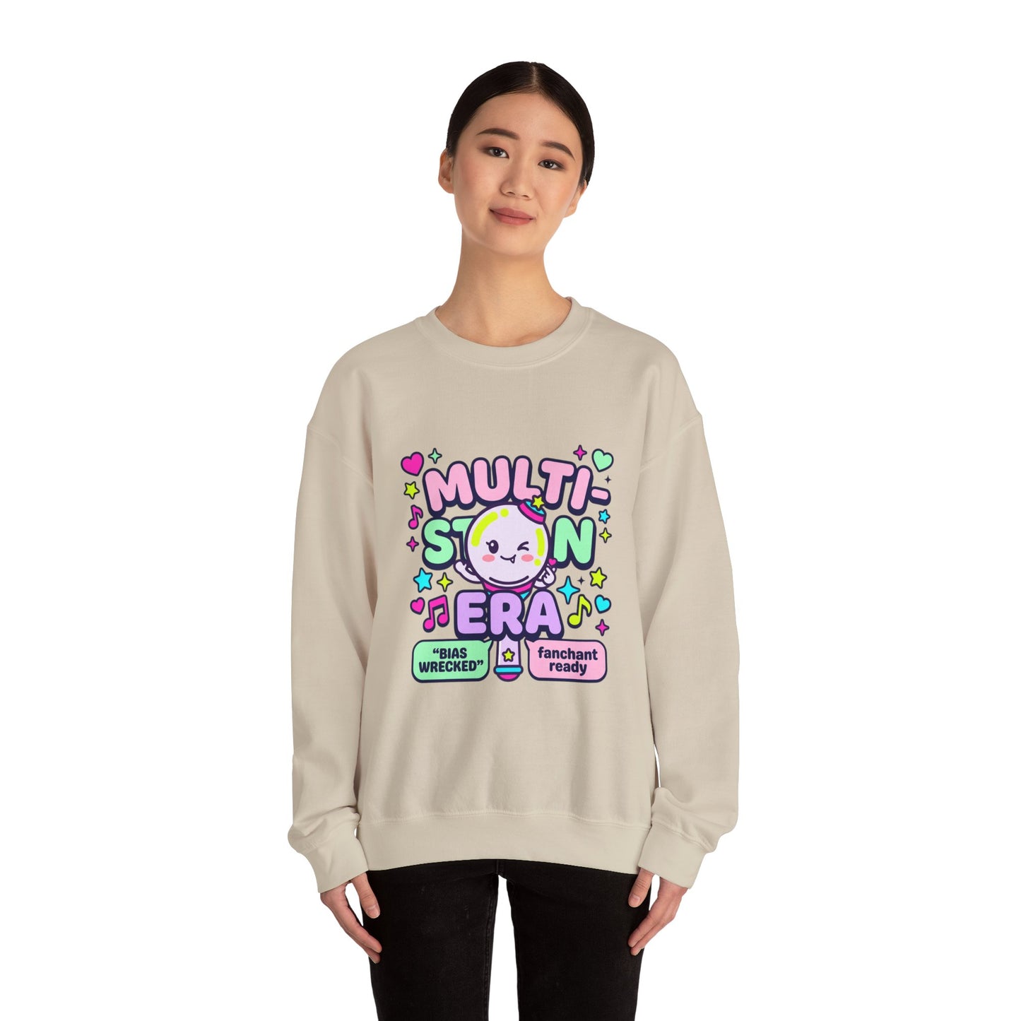 Multi-Stan Era Sweatshirt | K-pop stan, bias wrecker, fanchant-ready