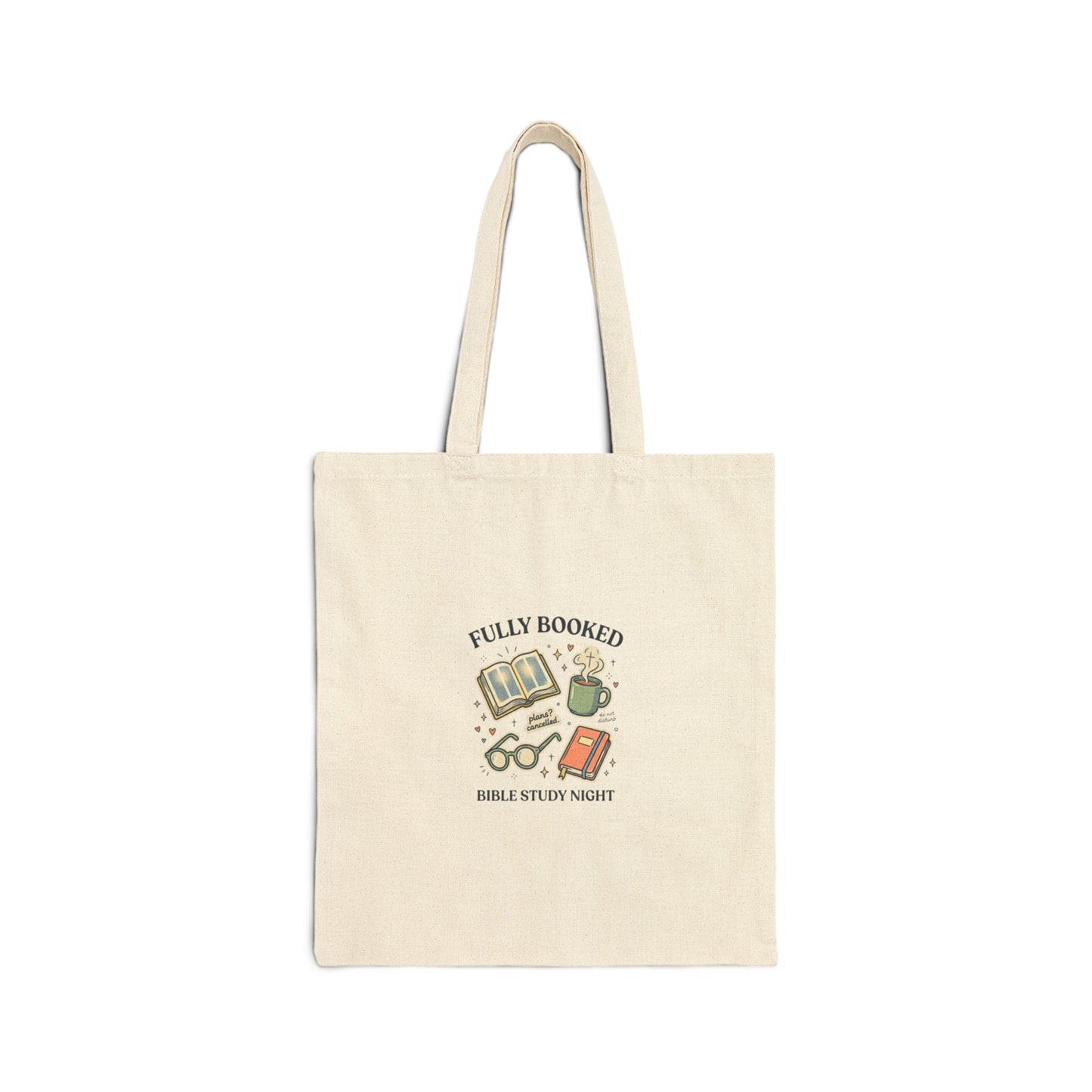 Fully Booked Bible Study Tote | Christian Memes, Church Camp Retro