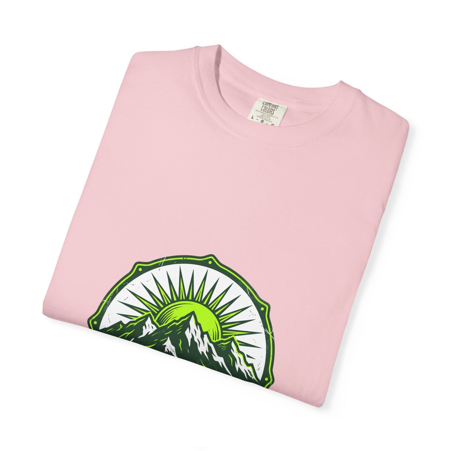 Begin Anyway Mountain T-Shirt — Inspirational Adventure Graphic Tee