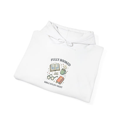 Fully Booked Hoodie | Christian memes, church camp retro humor