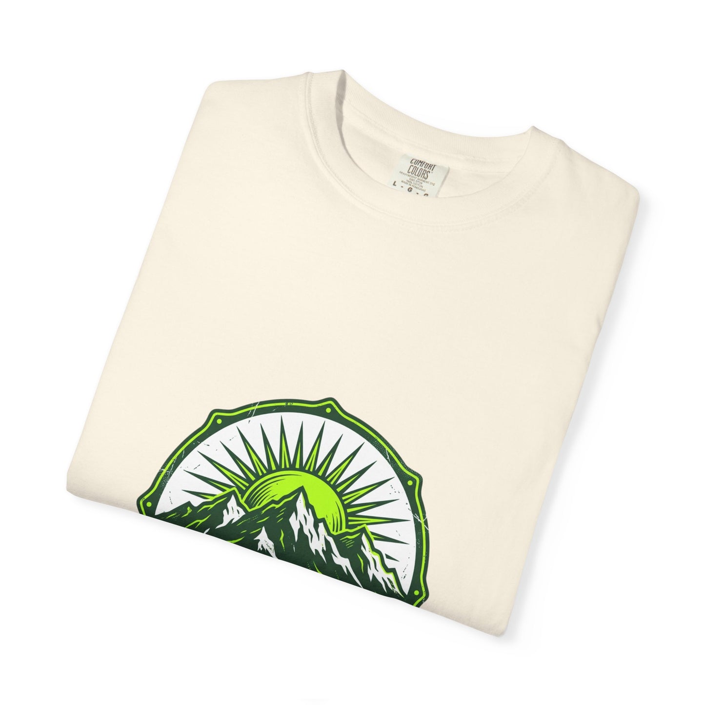 Begin Anyway Mountain T-Shirt — Inspirational Adventure Graphic Tee