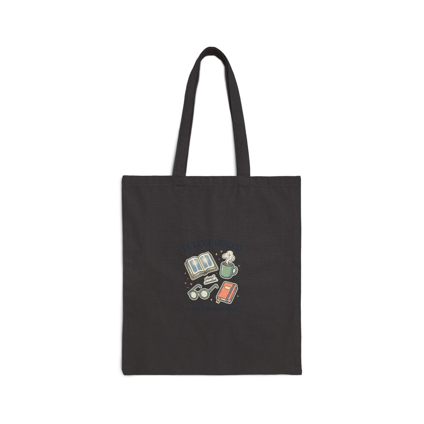 Fully Booked Bible Study Tote | Christian Memes, Church Camp Retro