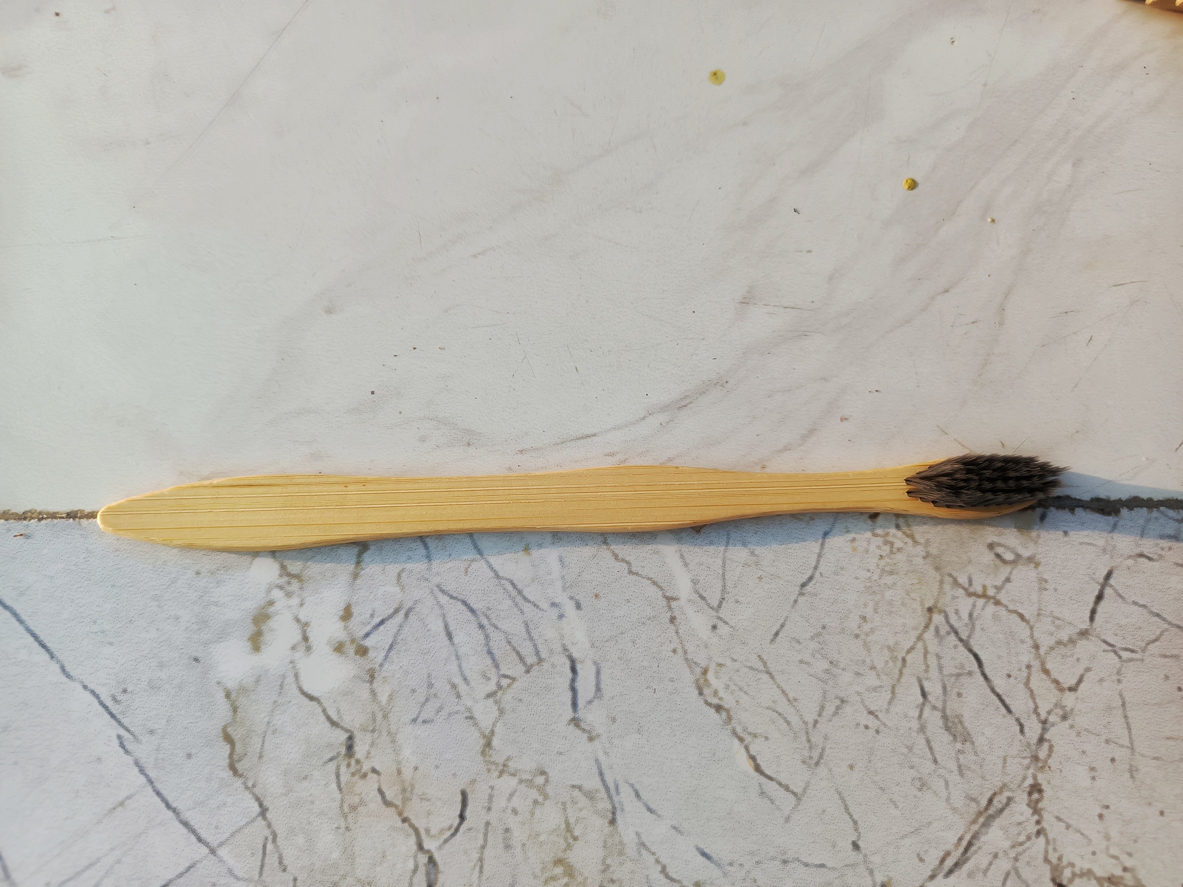 Kids Bamboo Toothbrush (Soft Charcoal)