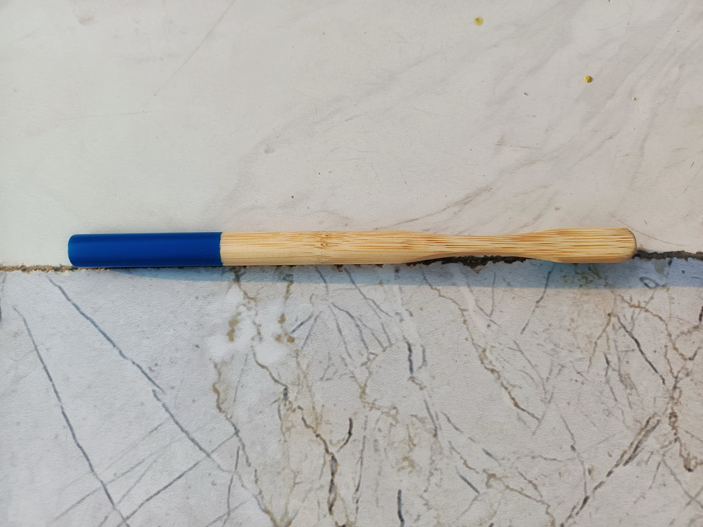 Premium Ergonomic Bamboo Toothbrush (Round Handle)