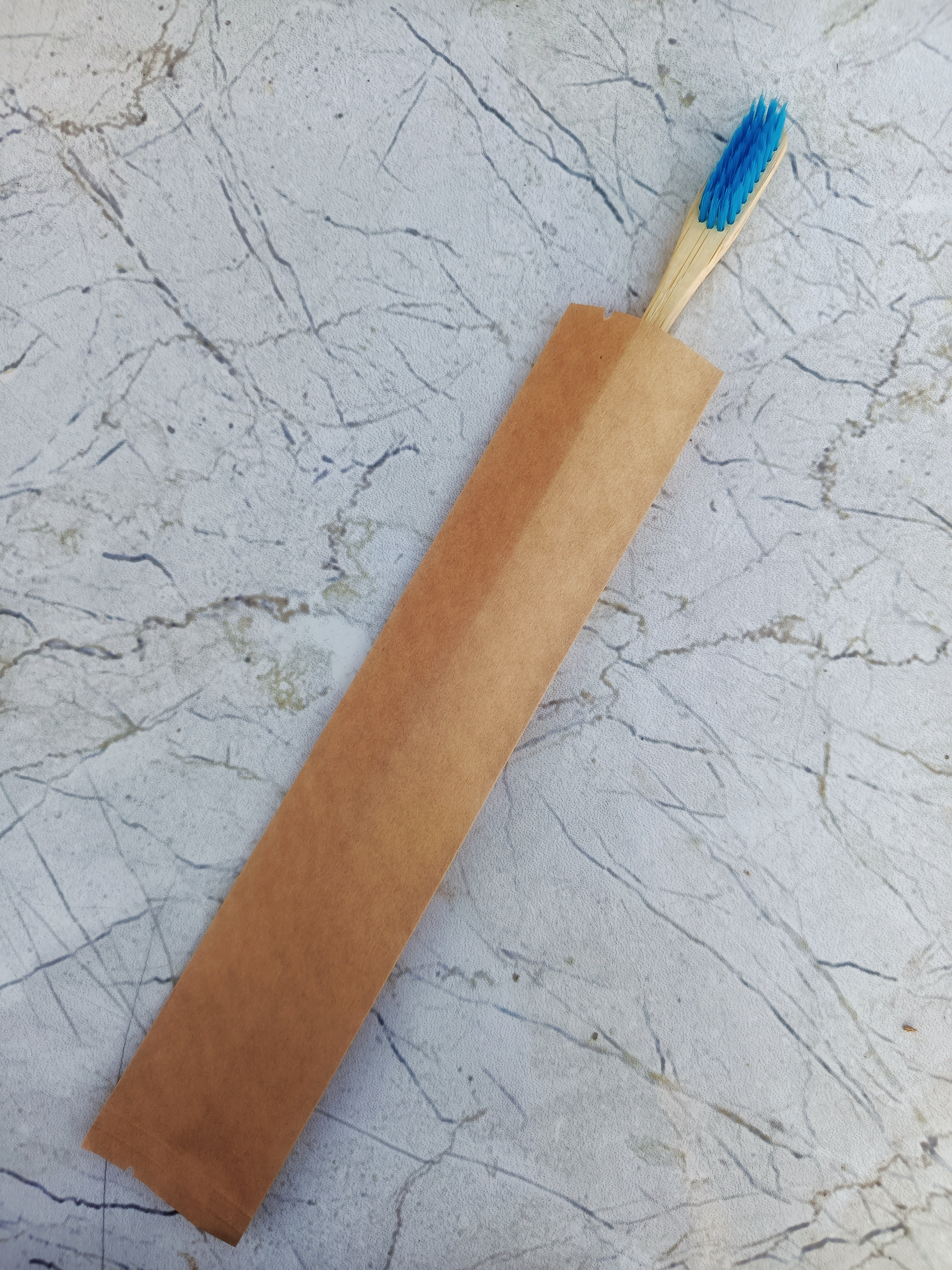 Premium Ergonomic Bamboo Toothbrush (Round Handle)