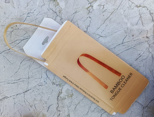 Handcrafted Bamboo Tongue Cleaner (Antimicrobial)